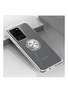 Generic For Samsung Galaxy S20 Ultra Mobile Phone Case Transparent Ring Bracket Clear 