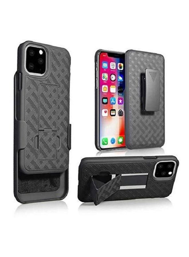 غطاء حماية هولستر لهاتف آيفون 11 برو ماكس أسود