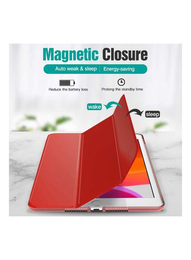 Smart Case For Ipad 7Th Generation Shock Absorption Red - Image 4