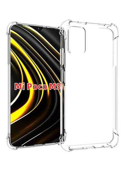 Case For Xiaomi Poco M3 .Air Cushion Soft Tpu Silicone Clear