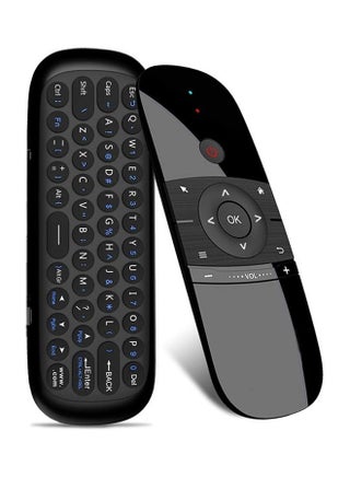 W1 Wireless Keyboard And Air Mouse Remote Controller Black - v1624333295/N48479573A_1