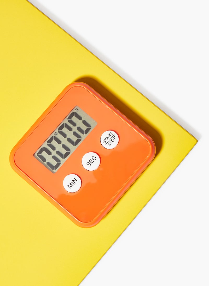Amal Mini Digital Kitchen Timer - Kitchen Accessories - Kitchen Tools - Orange/White Orange/White  - Image 5
