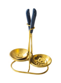 Soup Spoon Blue/Gold