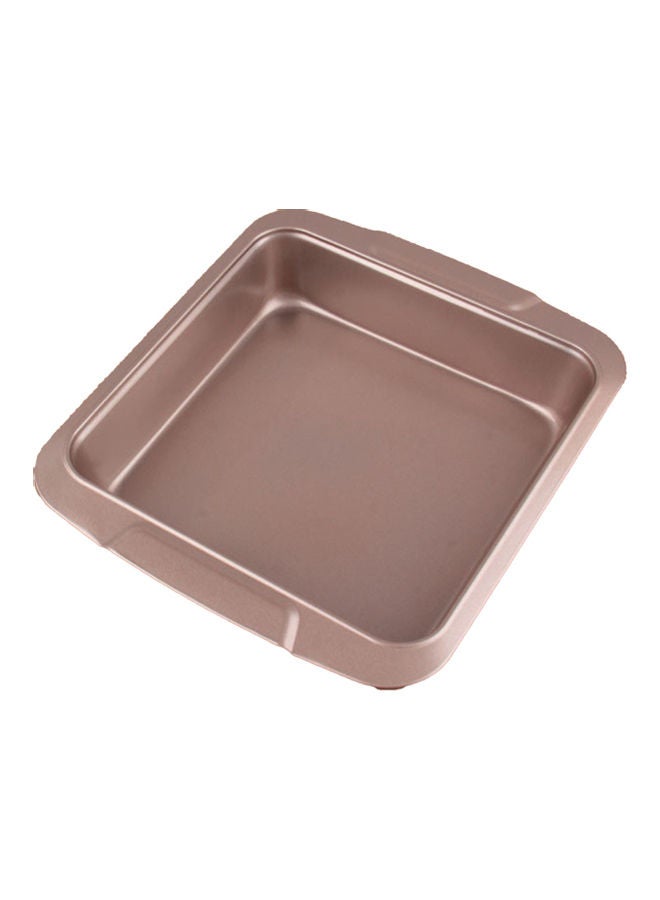 Square Shape Large Capacity Carbon Steel Baking Loaf Pan Brown - Image 1