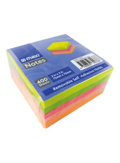 Maxi 400-Piece Self-Adhesive Sticky Notes Multicolour 