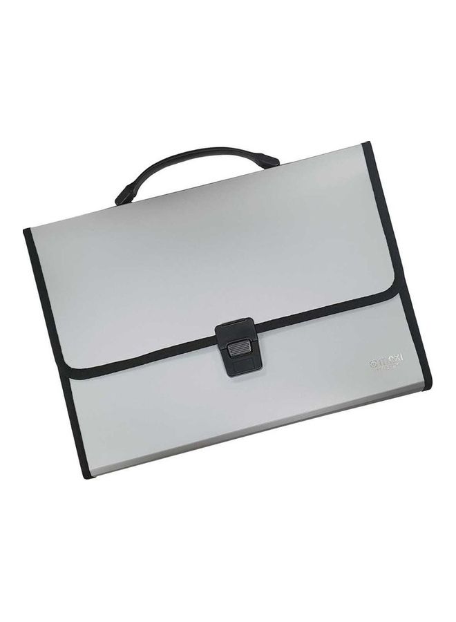Maxi Document Bag With Handle Grey 