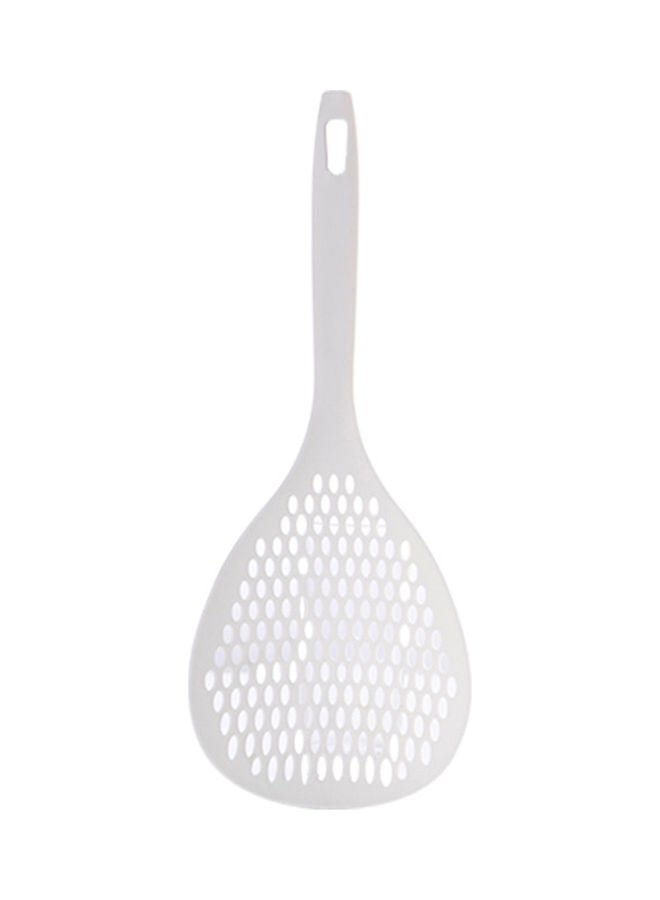 Hanging Design Dense Holes Drain Scoop White 