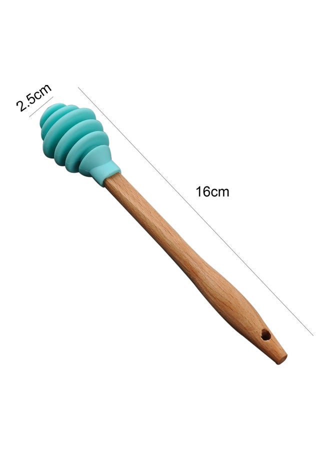 Non-stick Silicone Honey Splash Stick Brown/Blue  - Image 3