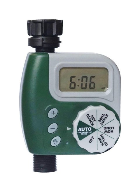 Hose Water Timer Green