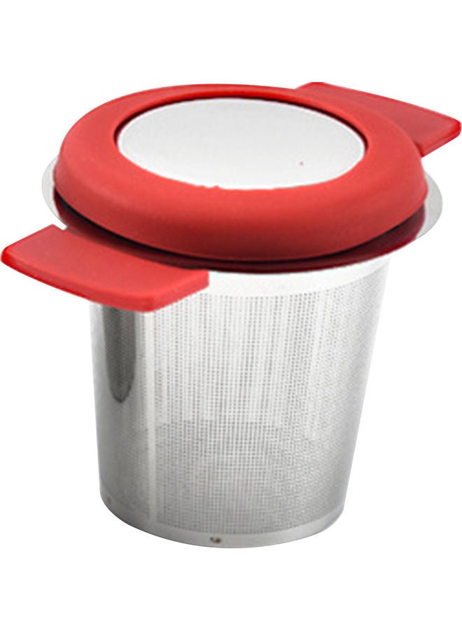 Stainless Steel Extra Fine Mesh Tea Infuser Red 