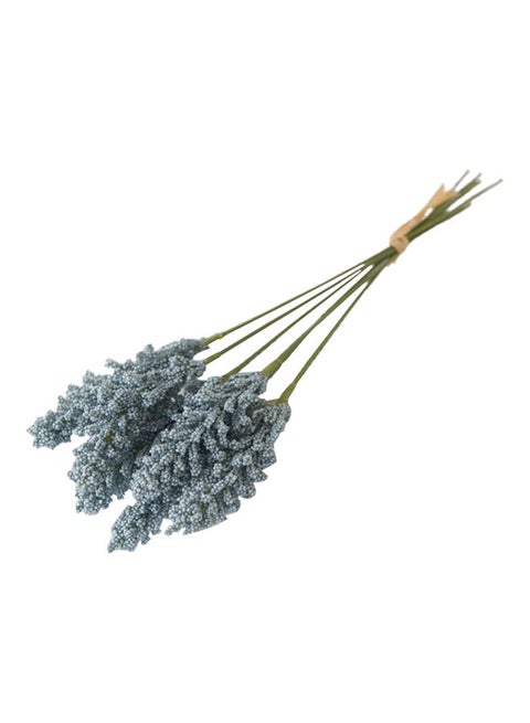 Artificial Lavender Flower Bouquet Blue/Green