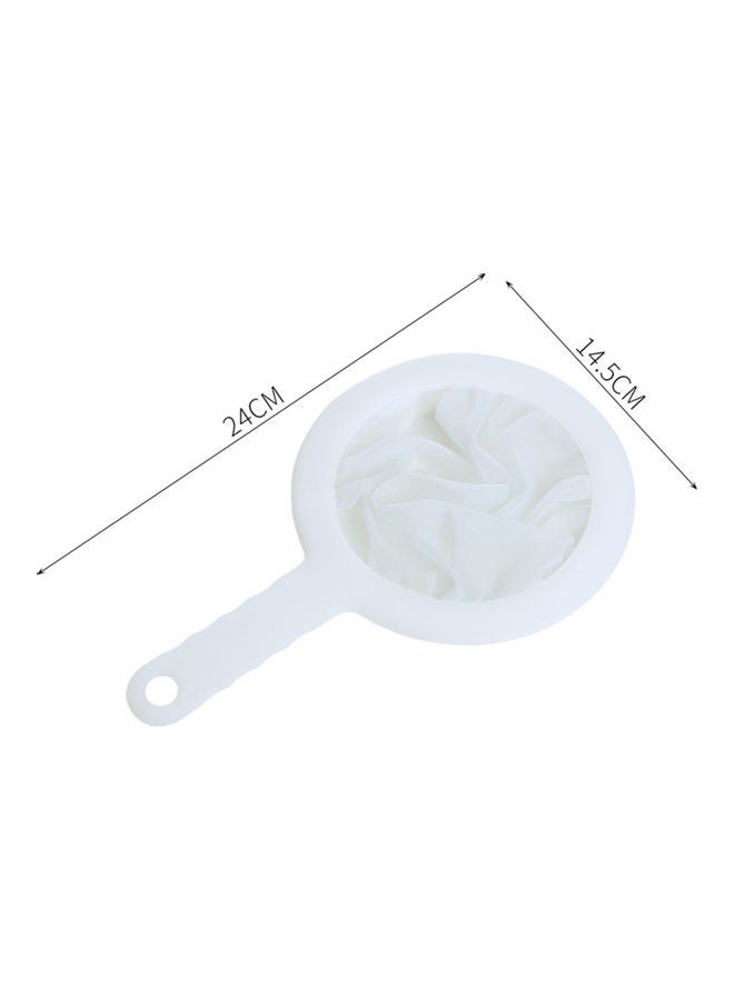 Mesh Strainer Ultra Fine Soy Milk Filter White