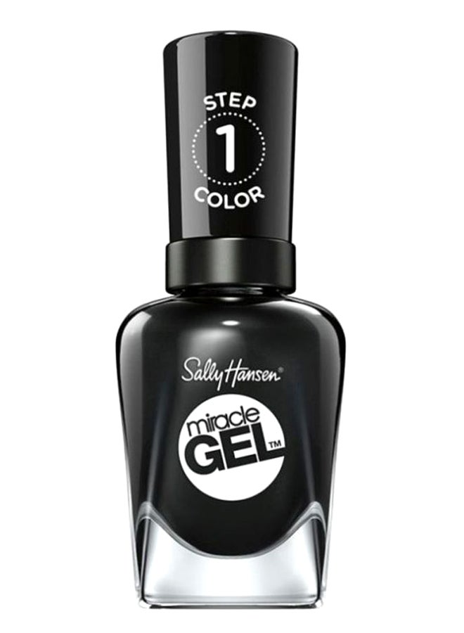 Sally Hansen Miracle Gel A Basic Black Nail Polish 460 Onyx Pected - Image 1
