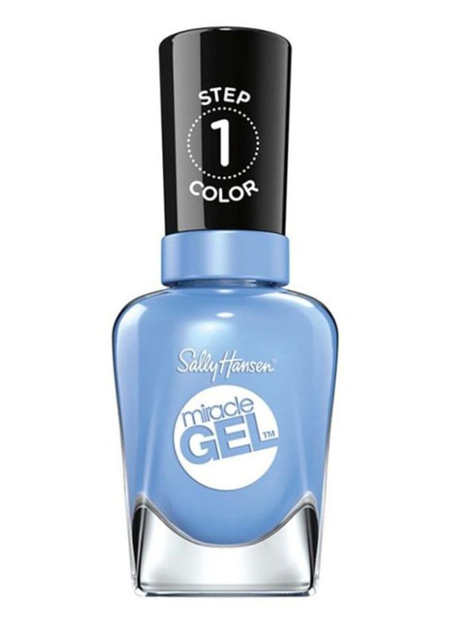 Sally Hansen Miracle Gel A Light Blue Nail Polish Sugar Fix  - Image 1