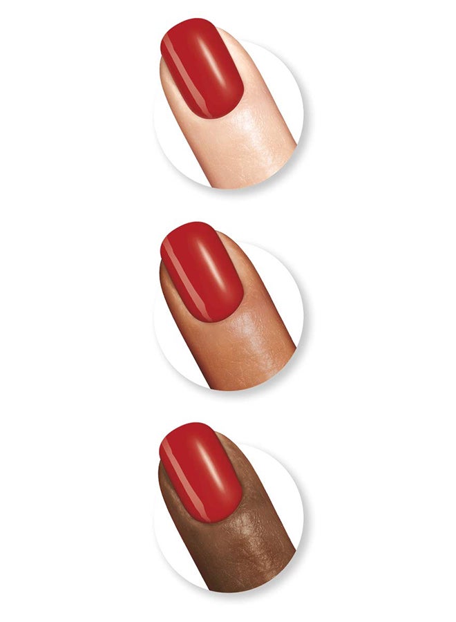 Sally Hansen Miracle Gel Nail Polish Lacquer Rhapsody Red  - Image 4
