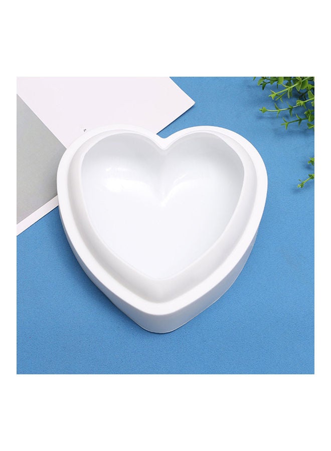 Heart Cake Mould White  - Image 3