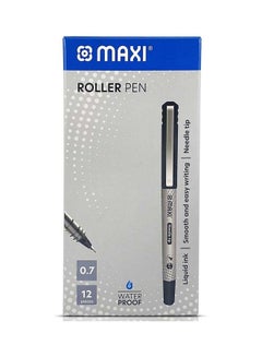 Maxi 12-Piece Roller Pens Black 