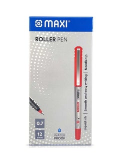 Maxi 12-Piece Rollerball Pens Red 