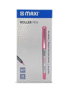 Maxi 12-Piece Roller Pen Pink 