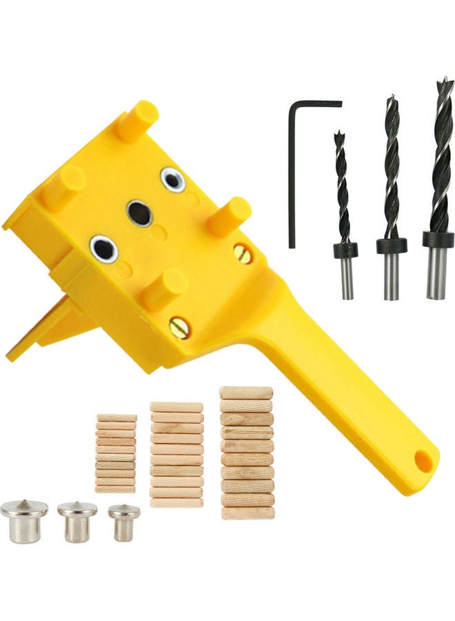 Generic 41 Piece Woodworking Drill Guide Kit Yellow  - Image 1