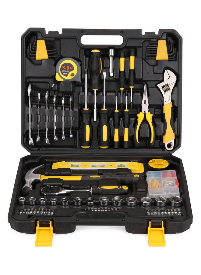 108-Piece Household Hardware Hand Tool Set Multicolour - Image 1