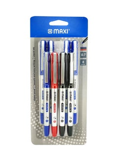 Maxi Pack Of 8 Roller Pen Red/Blue/Black 