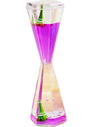 Hexagonal Shape Oil Drop Hourglass for Decor Purple - v1624347625/N48406540A_1