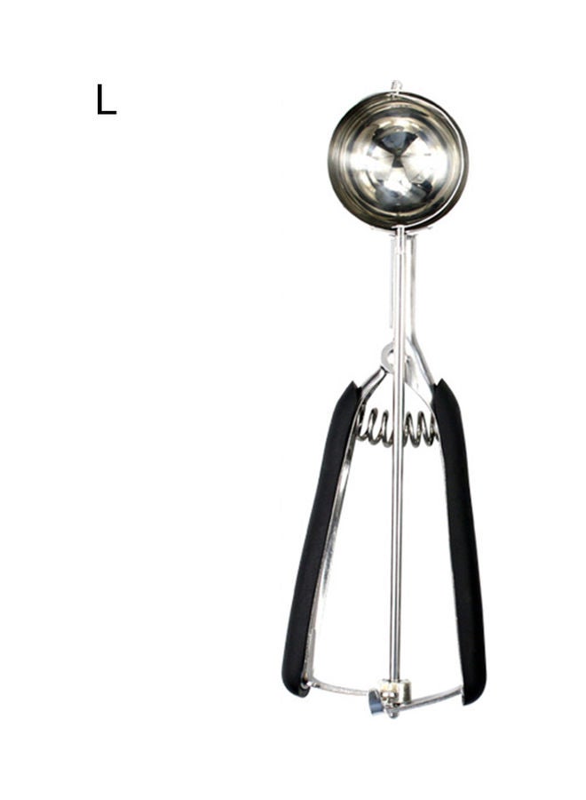 مغرفة آيس كريم أسود/فضي  - Image 1