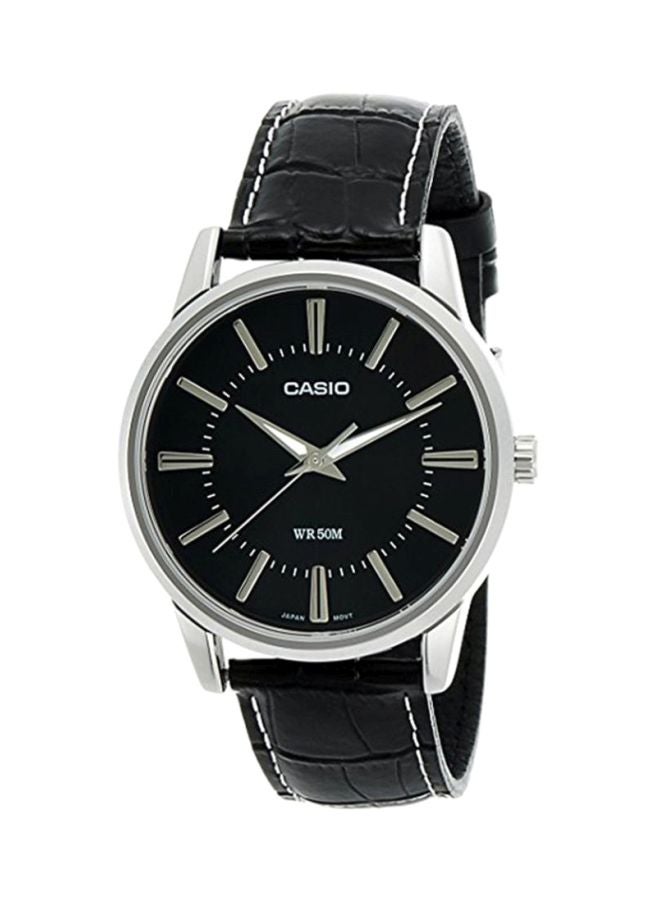 CASIO Women's Leather Analog Watch LTP-1303L-1AV - Image 1