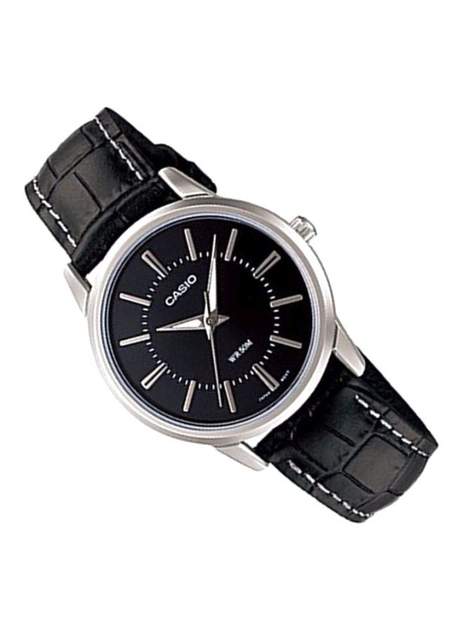 CASIO Women's Leather Analog Watch LTP-1303L-1AV - Image 4