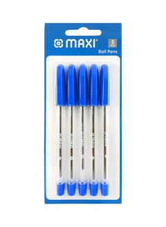 Maxi Pack Of 5 Ballpoint Pen Blue 