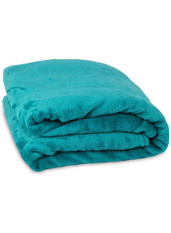 منترا بطانية تدفئة مصنوعة من المايكروفايبر مايكروفايبر اخضر فاتح 130x180سم - Image 2