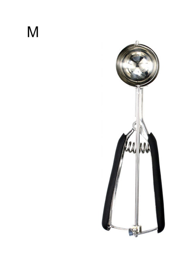 مغرفة آيس كريم أسود/فضي  - Image 1