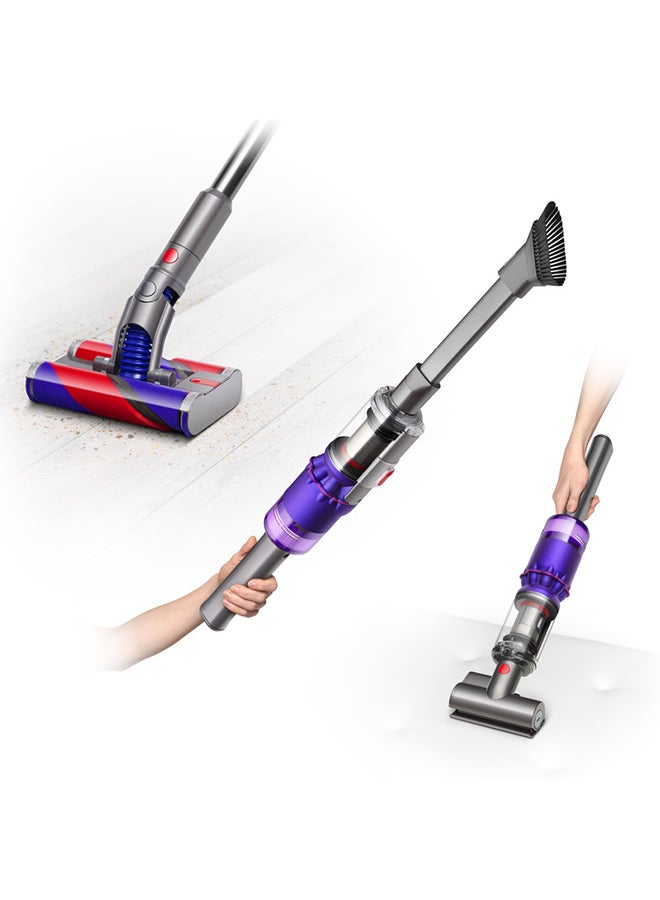 dyson Cordless Omniglide Stick Vacuum Cleaner 0.2L 225 W SV19 Purple/Silver/Red  - Image 5