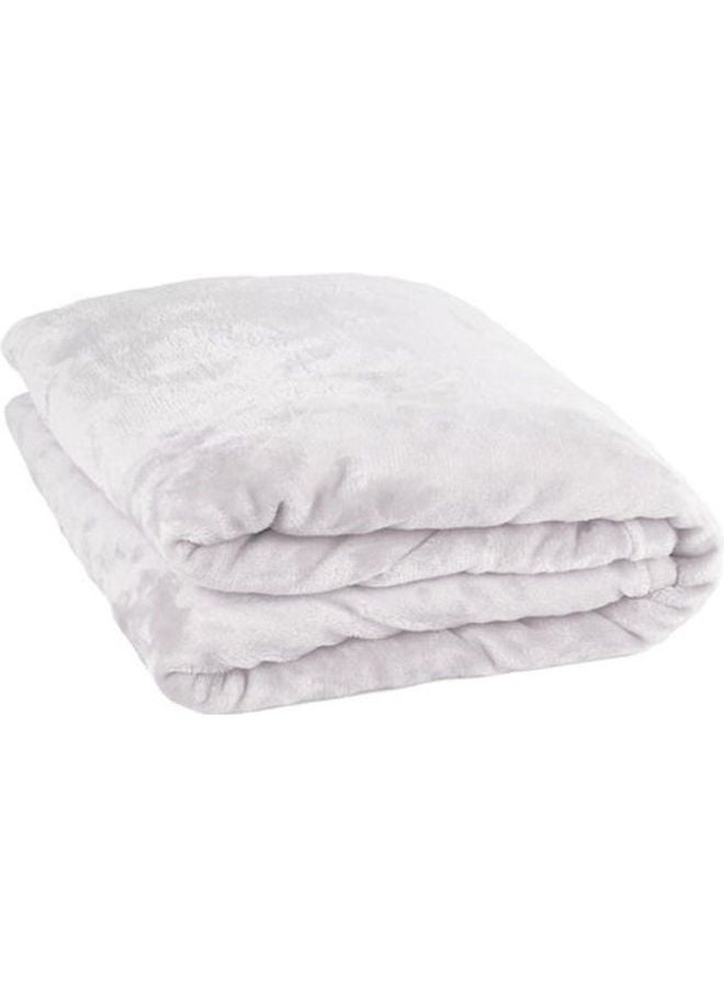 منترا بطانية تدفئة مصنوعة من المايكروفايبر مايكروفايبر كريمي 220x180سم - Image 2