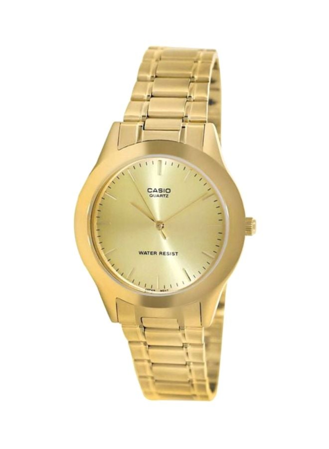 CASIO Women's Stainless Steel Analog Wrist Watch LTP-1128N-9ARDF - 27 mm - Gold - Image 1