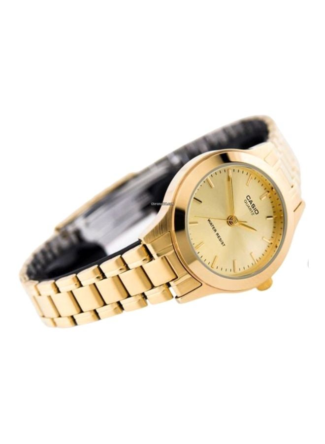 CASIO Women's Stainless Steel Analog Wrist Watch LTP-1128N-9ARDF - 27 mm - Gold - Image 5