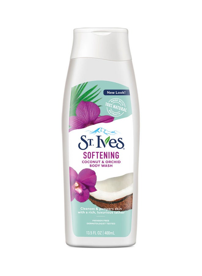 Softening Coconut And Orchid Body Wash Multicolour 400ml - v1624353425/N48489143A_1