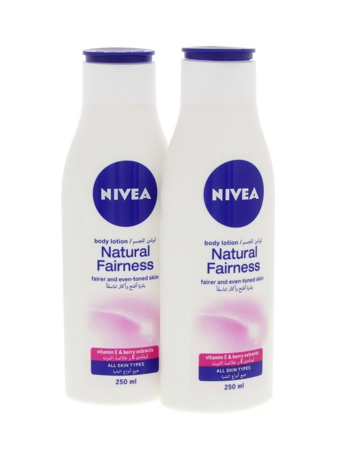 Body Lotion Natural Fairness (Pack Of 2) 250ml