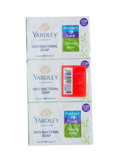 3-Piece Anti Bacterial Soap Assorted White 100grams - v1624353548/N48489070A_1