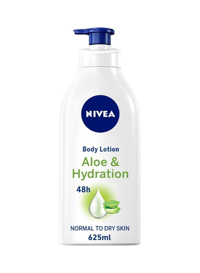 Nivea Body Lotion Aloe And Hydration White 625ml