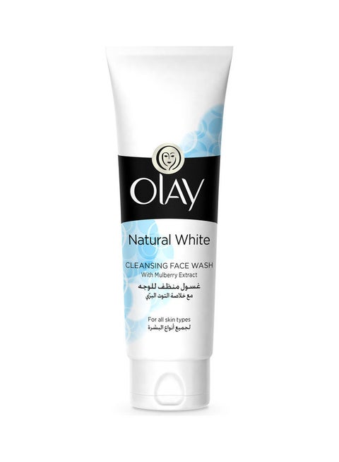 Natural White Cleansing Face Wash For All Skin Types Natural White 100ml