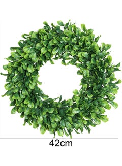 Generic Garland Hanging Artificial Leaves Green 42cm  - Image 2