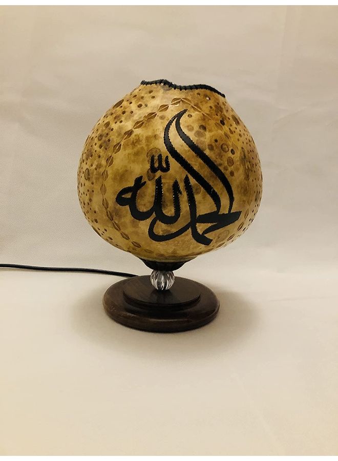 Gourd Art Niaght Lamp Gold - v1624354023/N48489776A_1