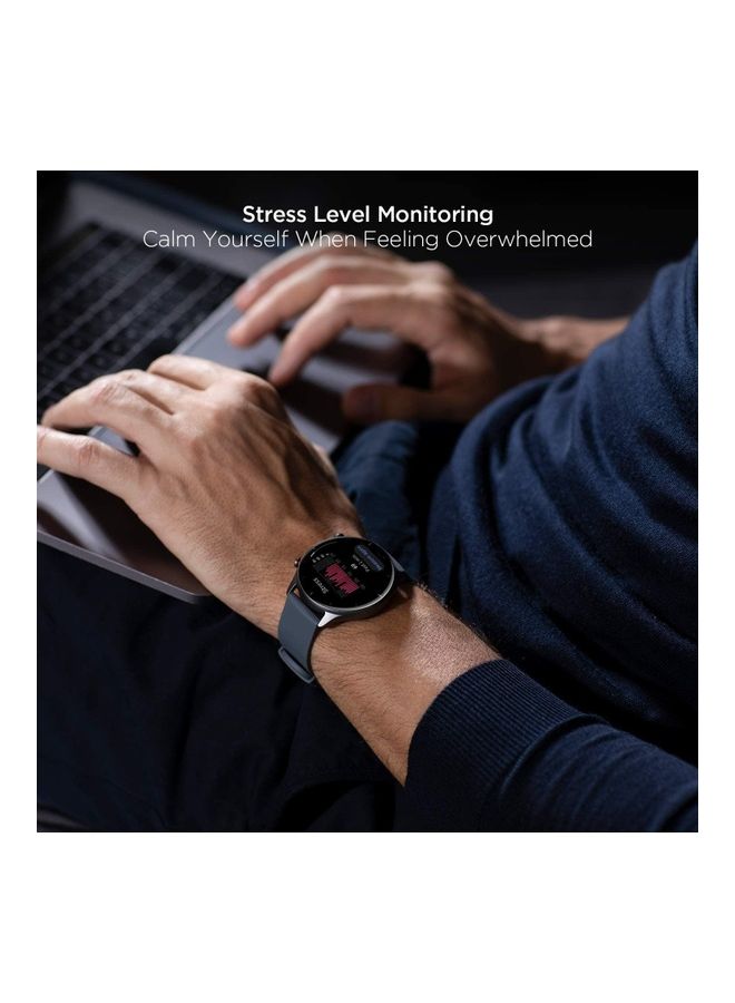 GTS 2e Smartwatch With 24 Hours Heart Rate Slate Grey