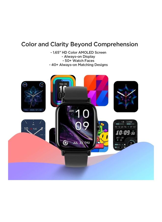 AMAZEFIT - GTS 2 Smartwatch With Alexa Built-In Black - Image 1