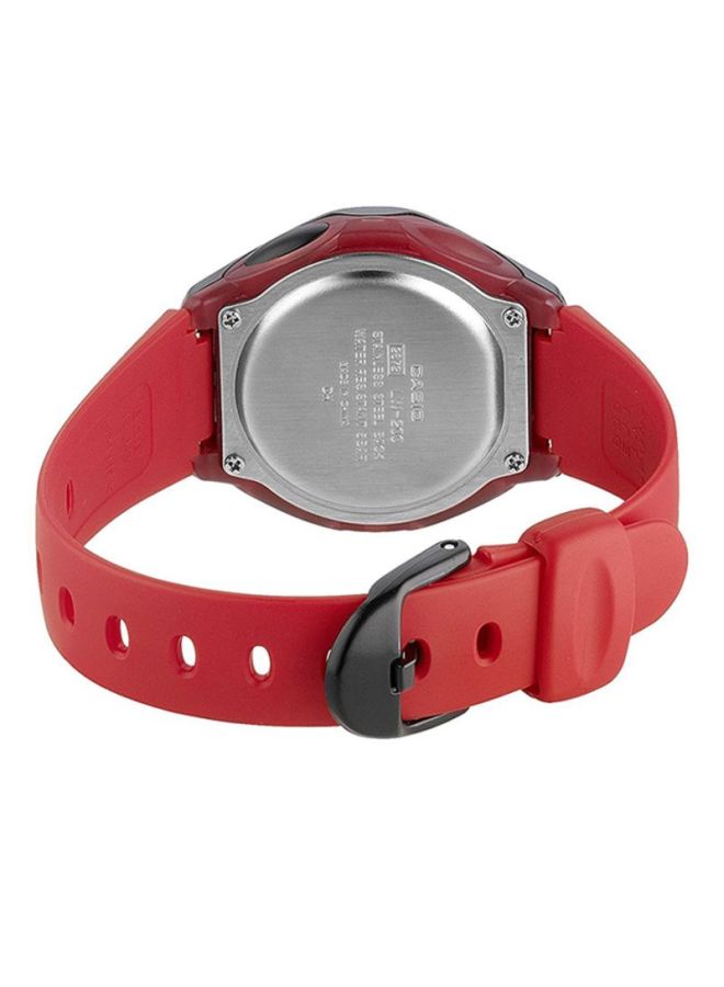 كاسيو ساعة يد رقمية بسوار من السيليكون - طراز LW-200-4A للنساء - Image 2