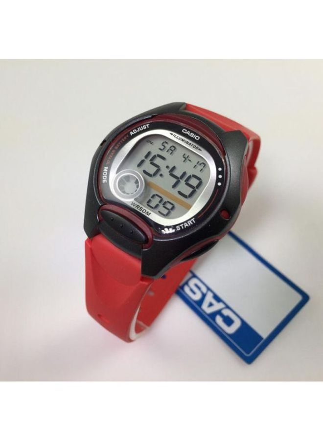 كاسيو ساعة يد رقمية بسوار من السيليكون - طراز LW-200-4A للنساء - Image 3