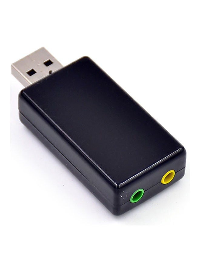 Generic 7.1 Channel External USB Sound Card Black  - Image 4