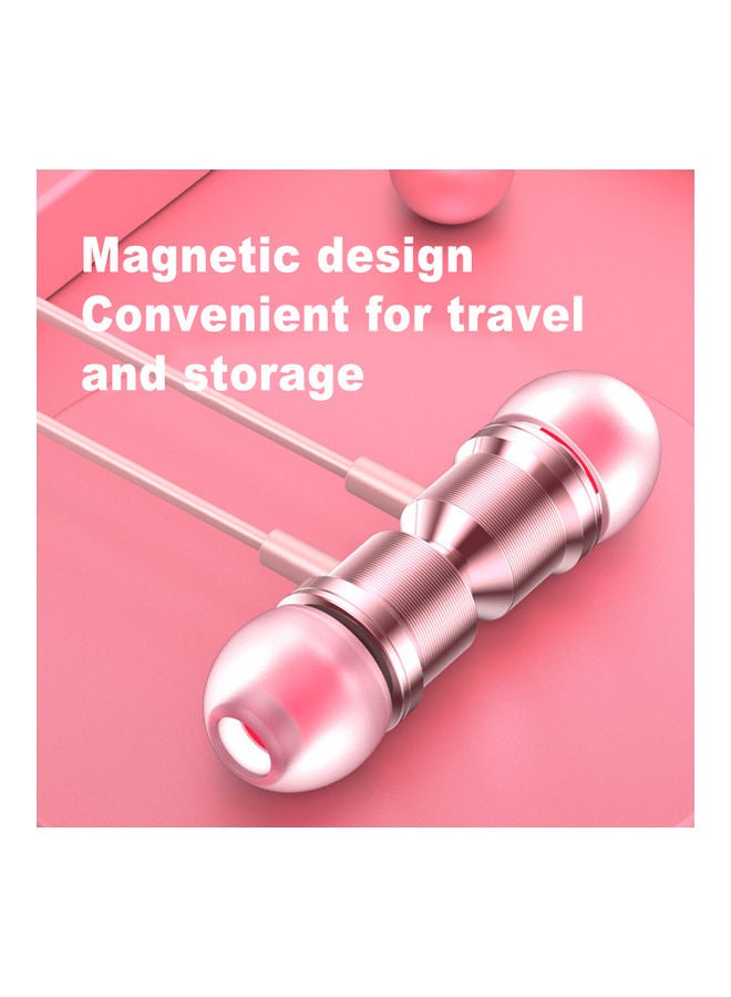 Wired Earphones Pink - Image 3